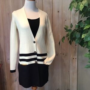 Anthropologie Angel of the North Long Cardigan